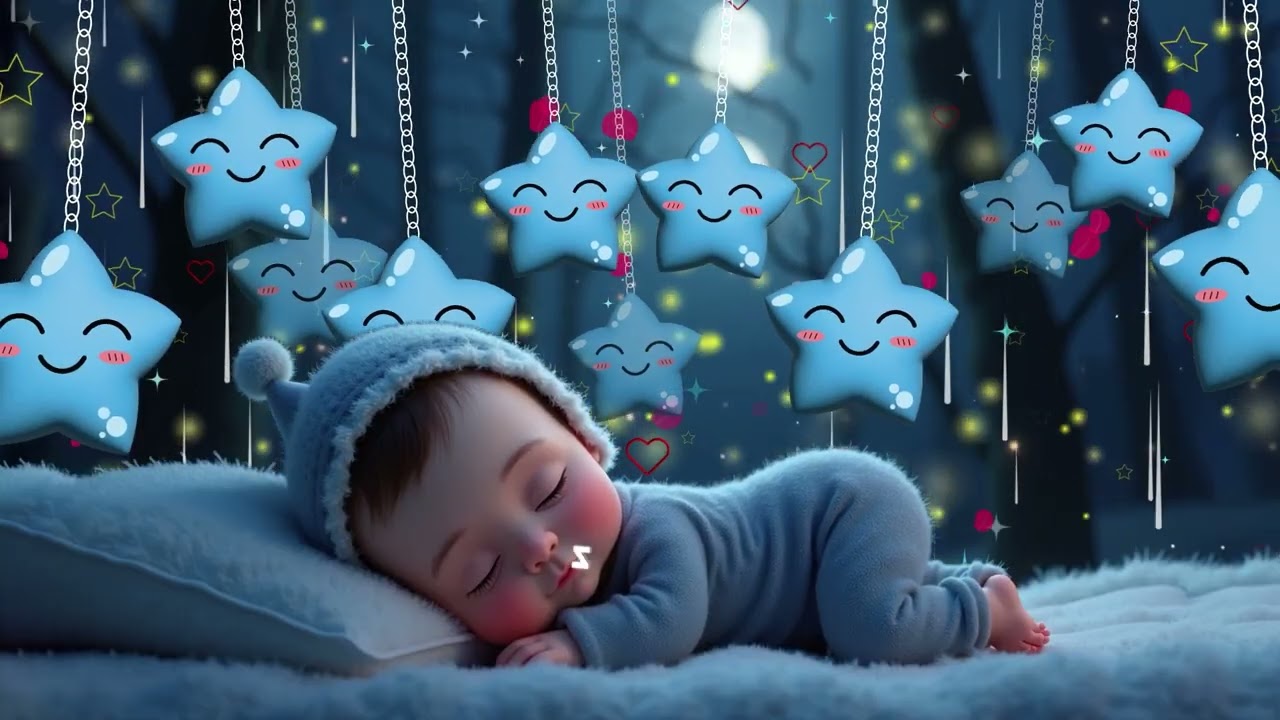 Mozart Brahms Lullaby 💤 Soothing Baby Music🎵 Sleep Instantly in 3 Minutes 🌙 Overcome Insomnia
