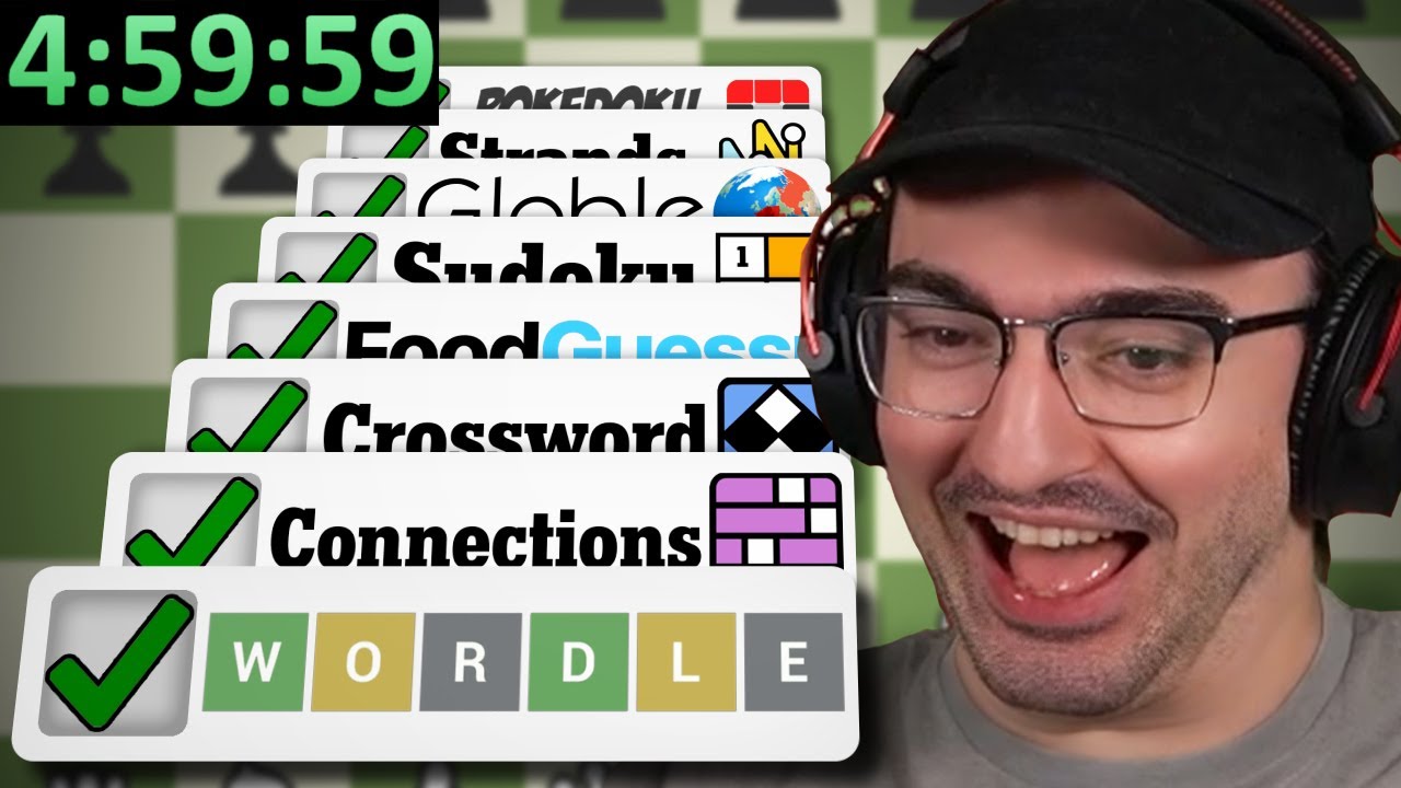 Speedrunning Every Daily Game