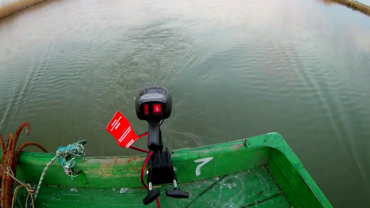 watersnake t18 супер электромотор!