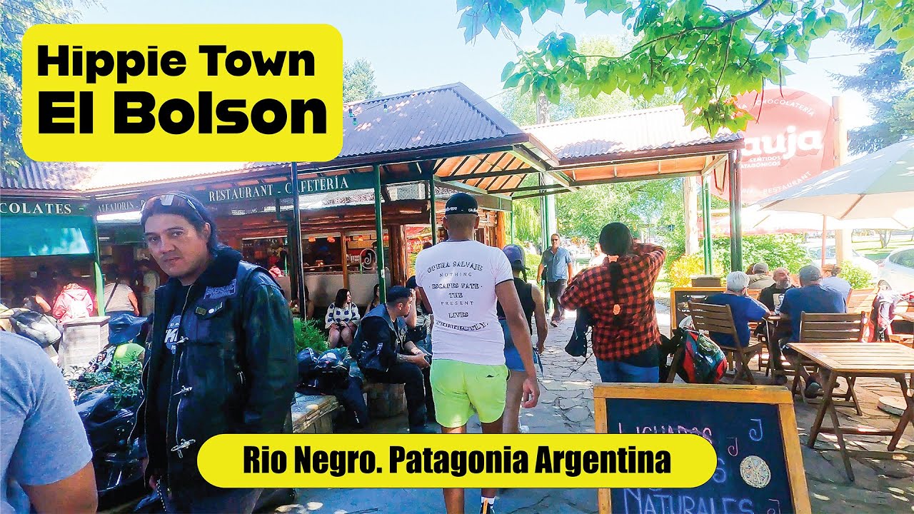 Hippie Town El Bolson in Rio Negro. Patagonia Argentina.