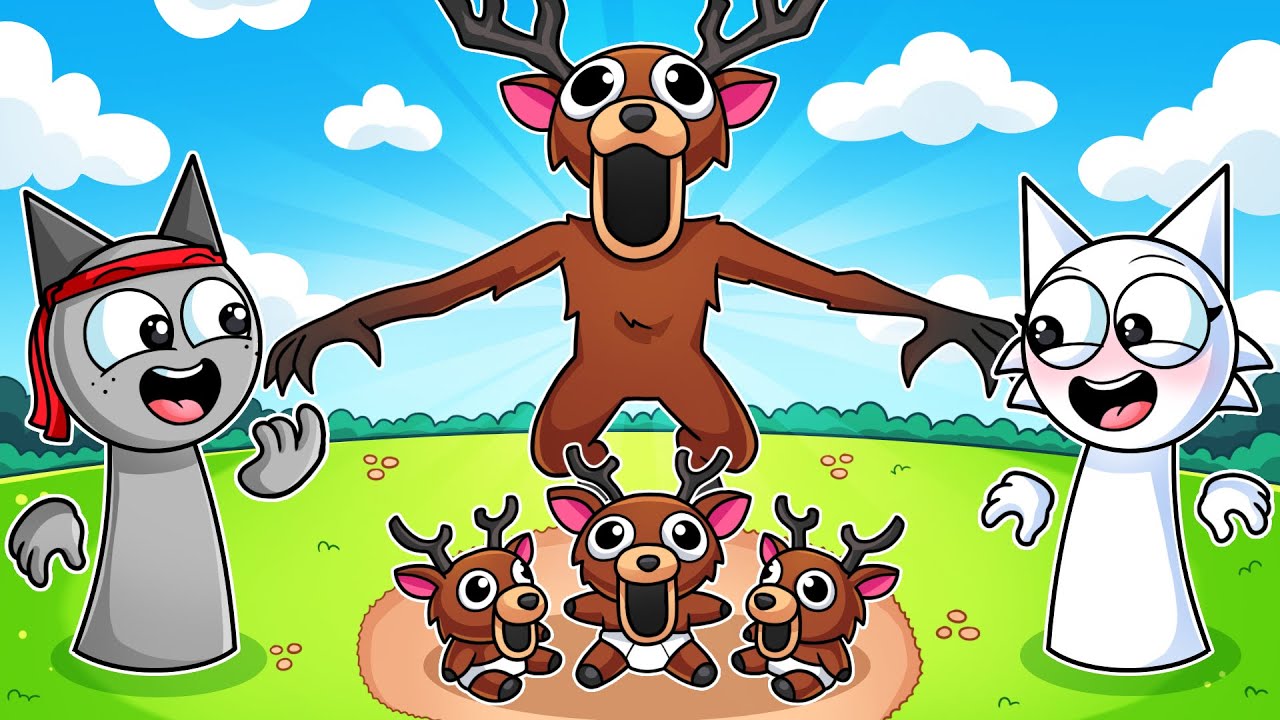 EL CIERVO MALVADO TUVO BEBES | COPIAS ILEGALES de 99 Noches en el Bosque en Roblox