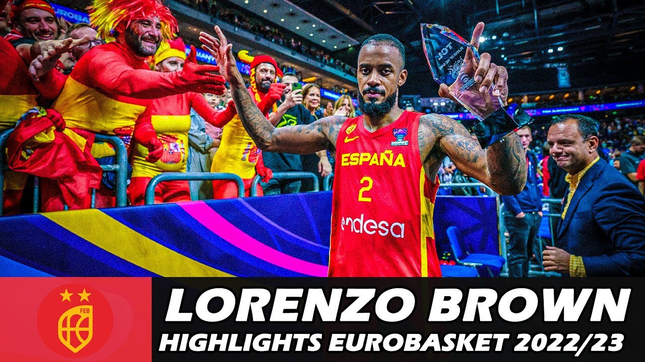 Lorenzo BROWN • CRAZY Highlights EuroBasket 2022/2023 • Spain 🇪🇸