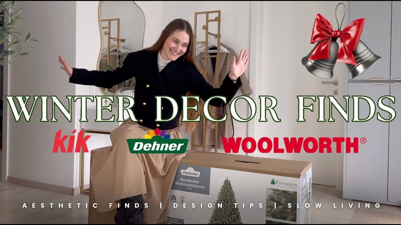 WINTER DECOR SHOP WITH ME 2025 🎄 | Woolworth, Kik, Dehner