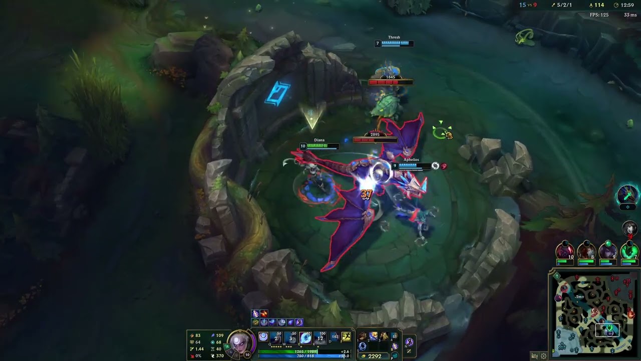 Diana Mid Can Still WORK!! High Elo Solo Queue Full Commentary