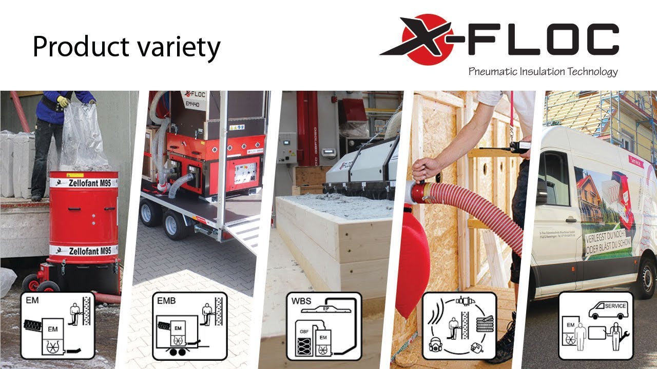 X-Floc Produktvielfalt | X-Floc Product variety