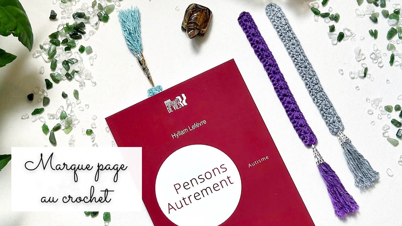 Comment faire un marque page au crochet ? 🧶 Tuto crochet gratuit ✨ Patron crochet