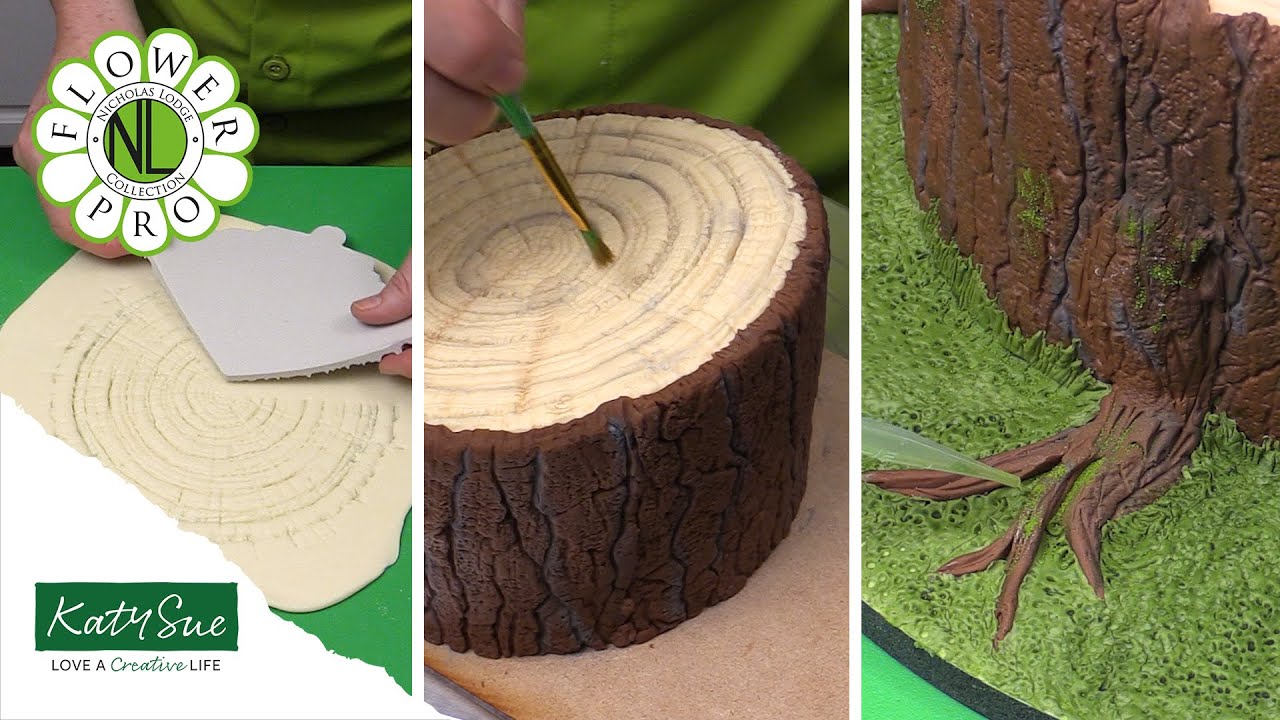 Tree Stump Cake The Flower Pro Way | With Chef Nicholas Lodge