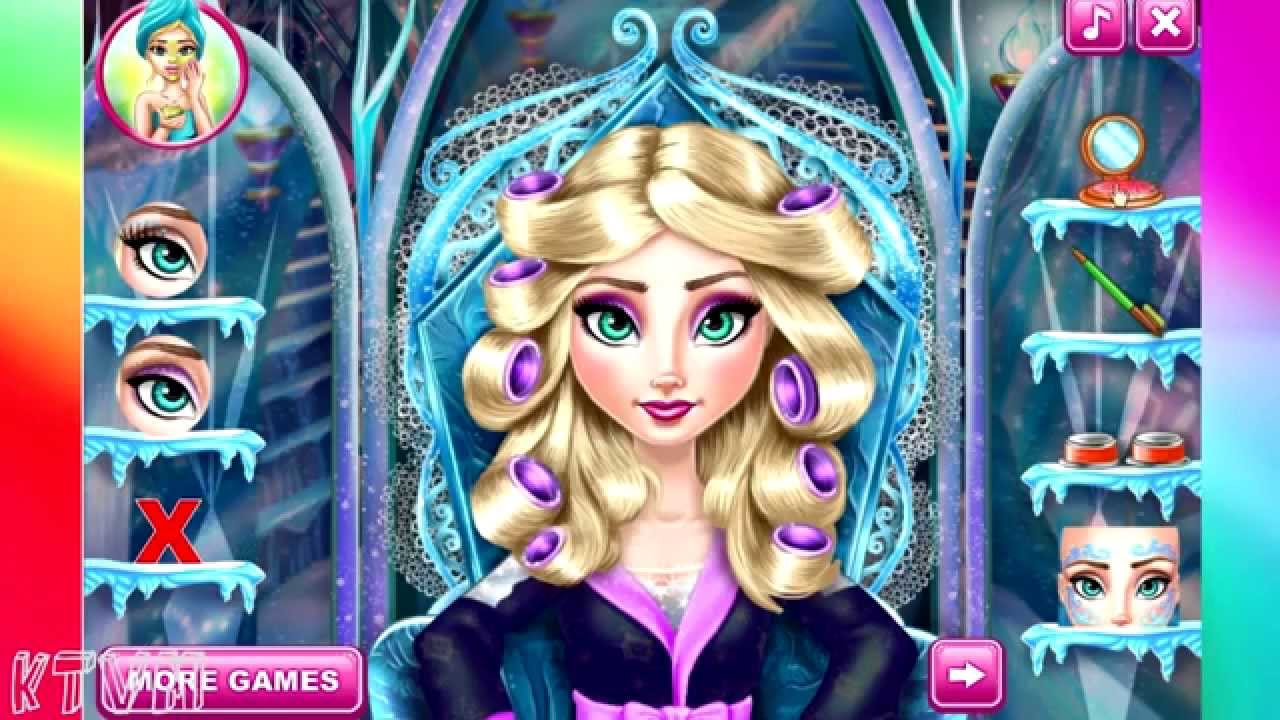 Disney Frozen -  Elsa Frozen Real Makeover - Baby Games Холодное Сердце Макияж Эльзы