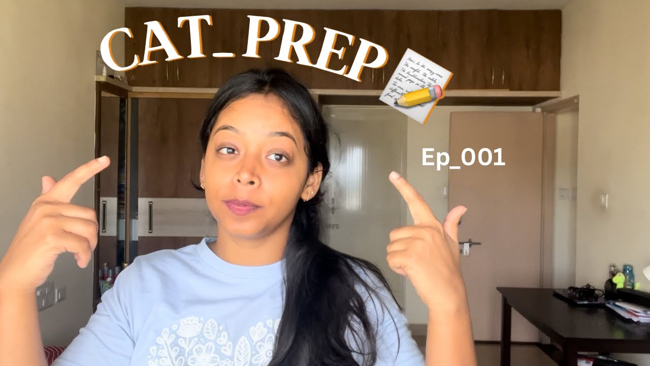 Realistic CAT exam prep vlog 📚 | trying not to cry after mock 😭