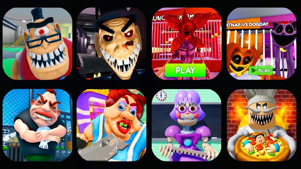 ESCAPE MR. STINKY DETENTION! SIR SCARY'S MANSION; STRANGER THINGS DEMOGORGON PRISON RUN;