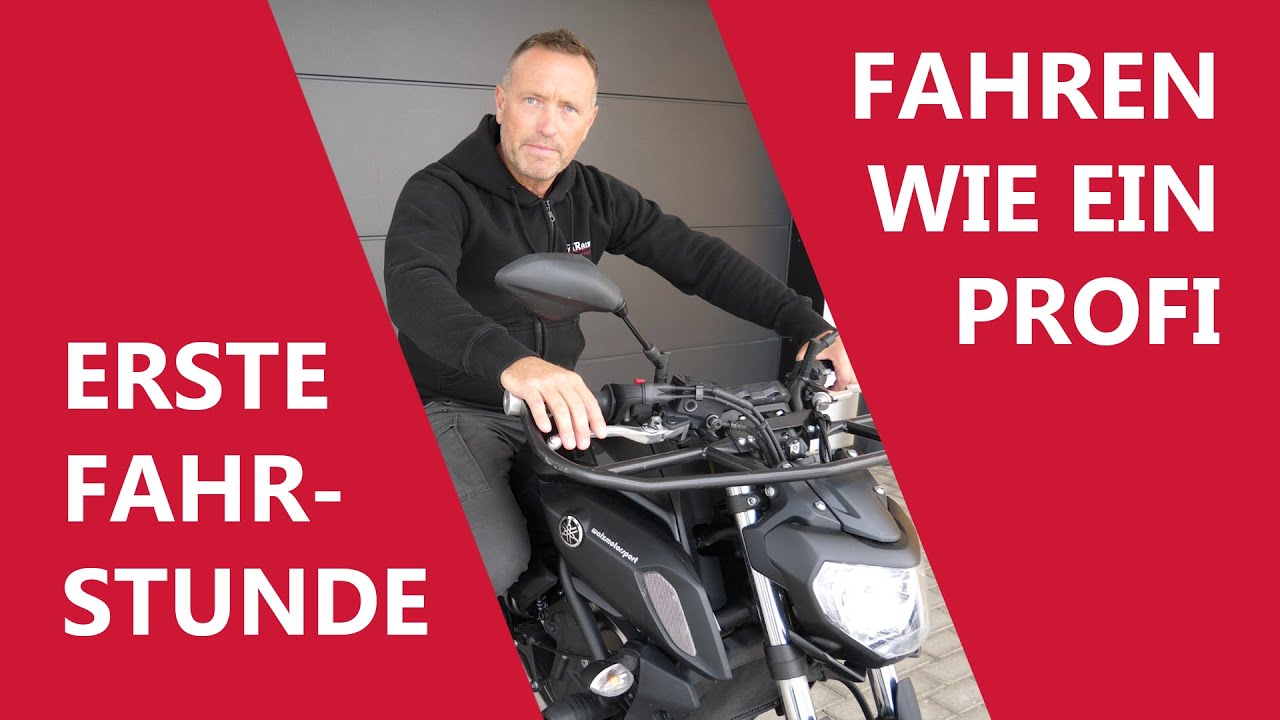 Erste Motorrad Fahrstunde! Fahrschule Team Raible