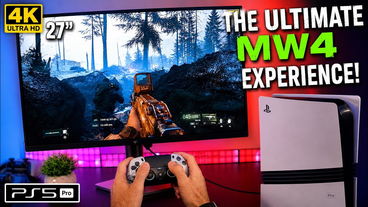 Кампания COD MW4 на PS5 Pro &mdash; ЭТО ПРОСТО БЕЗУМИЕ! Геймплей от первого лица в 4K