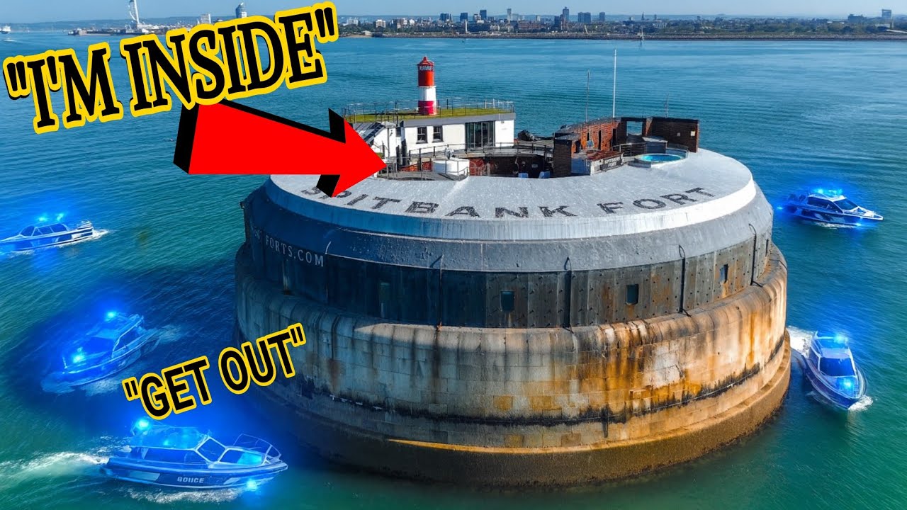 Exploring &pound;7,000,000 Floating Hotel Sea Fort in No Man's Land Portsmouth | Disused but Fully Stocked
