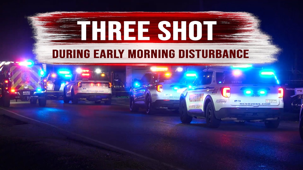 Three Shot During Early Morning Disturbance in Houston