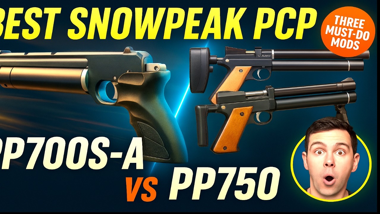Лучшие PCP-пистолеты Artemis Snowpeak — PP700S-A против PP750