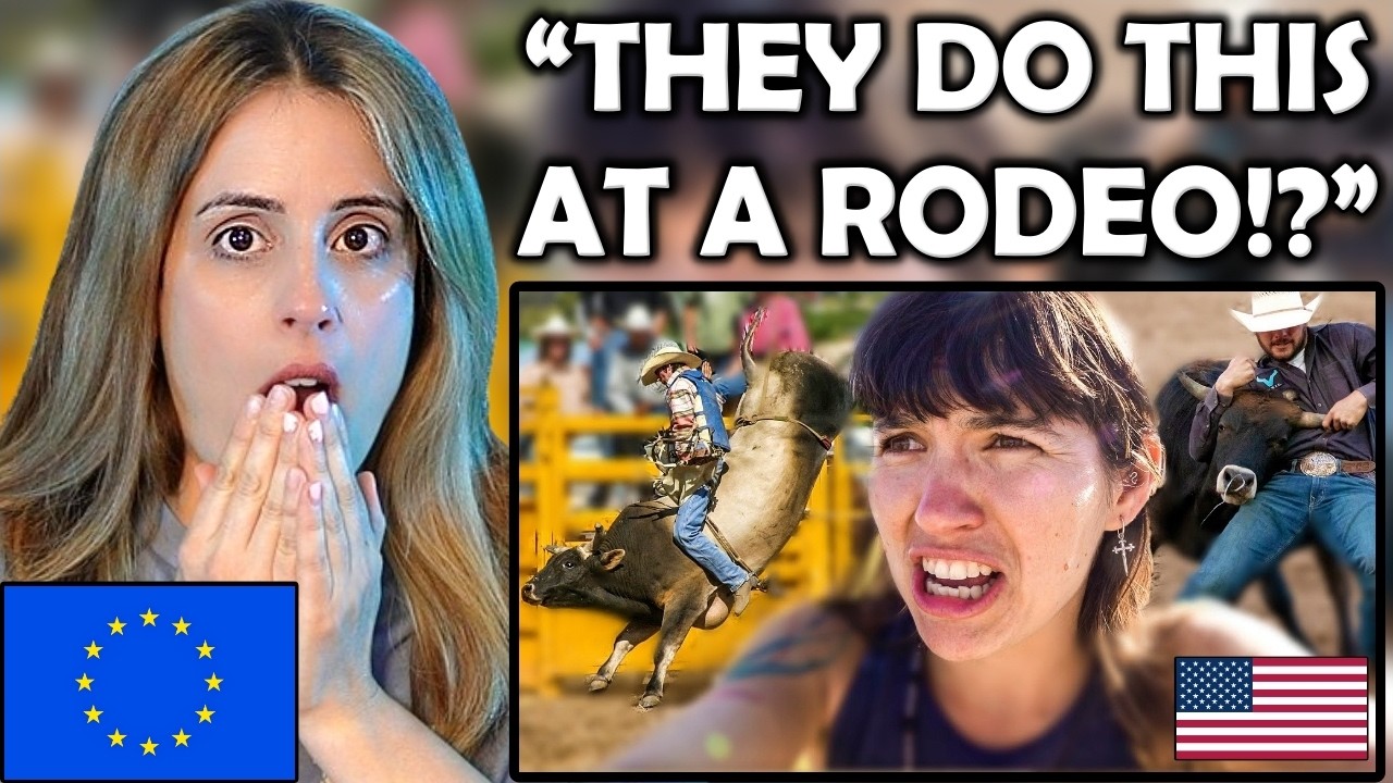 European Girl Reacts to European GIRL FIRST American RODEO!