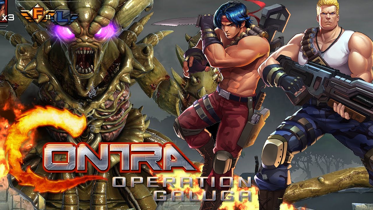 Contra Operation Galuga Demo - No Death Perfect Gameplay (Hard, 1-Hit Kill, Lance Bean)