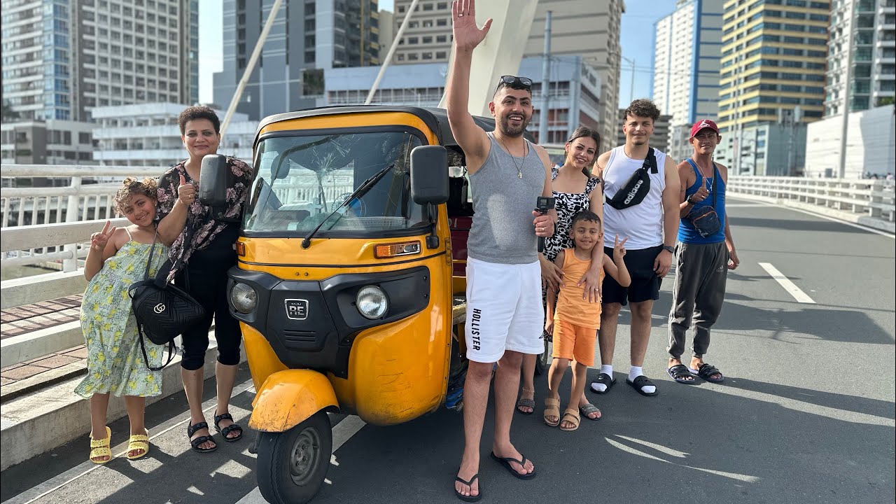 Tricycle ride in China town Manila 🇵🇭