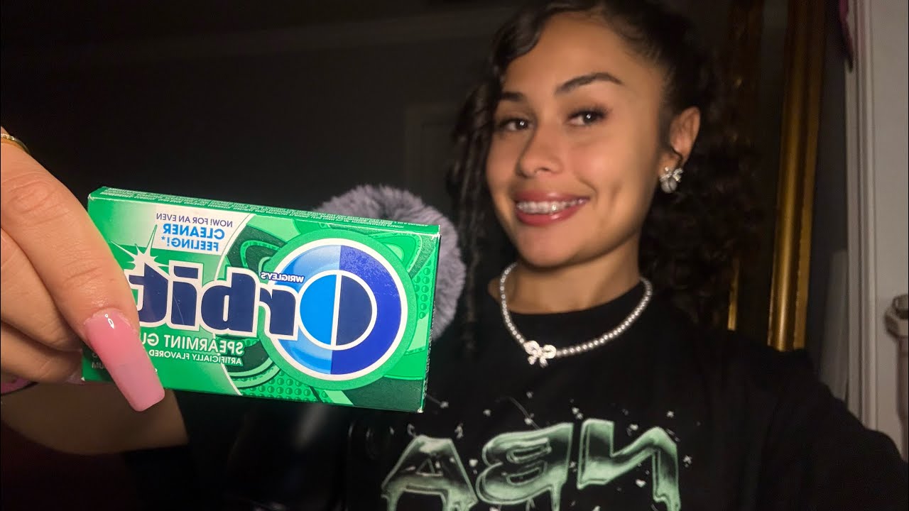 asmr : gum chewing ramble 
