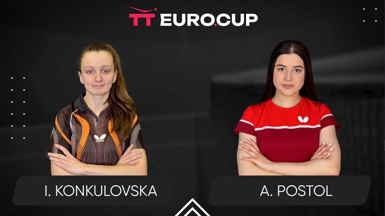 15:35 Iryna Konkulovska - Anastasiia Postol 23.01.2026 TT EURO.CUP Women Ukraine Master. TABLE 3