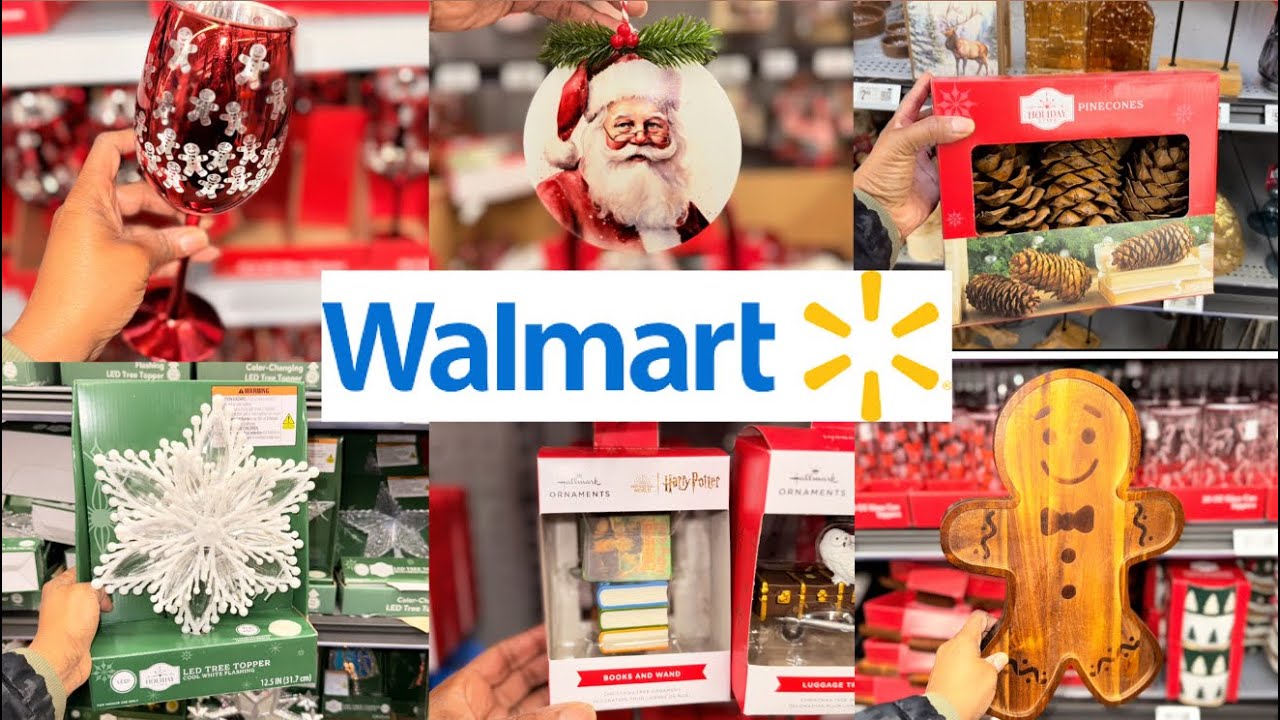 WALMART SHOP WITH ME | FOOD RUN & HARRY PITTER TREE PLANS?!