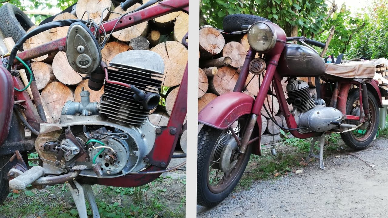 Jawa 250/353, 1956, První start a jízda 2/2