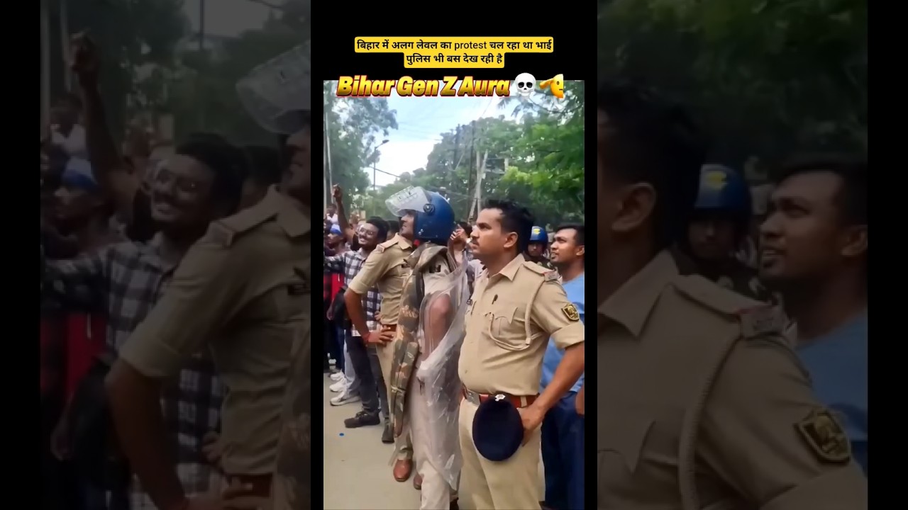 bihar gen-z aura / patna protest  #shorts #genz #patna #jantarmantar #cjp #modi
