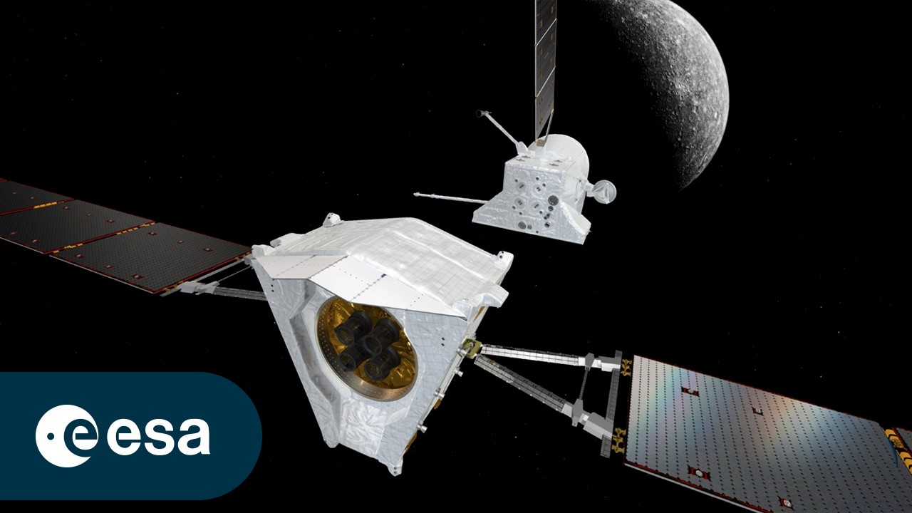 BepiColombo&rsquo;s Mercury arrival begins (Official ESA broadcast)