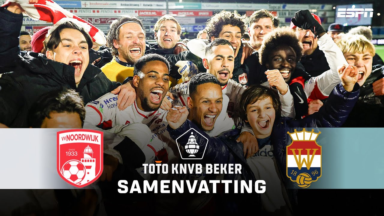 🤯 VV NOORDWIJK komt binnen 2️⃣ MINUTEN op voorsprong | samenvatting vv Noordwijk - Willem II