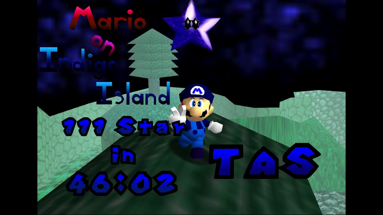 [TAS] Mario on Indigo Island 111 star in 46:02