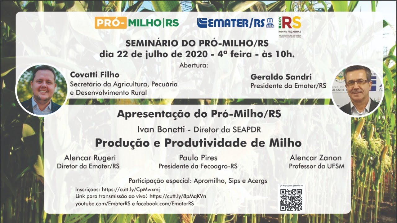 SEMIN&Aacute;RIO DO PR&Oacute;-MILHO/RS