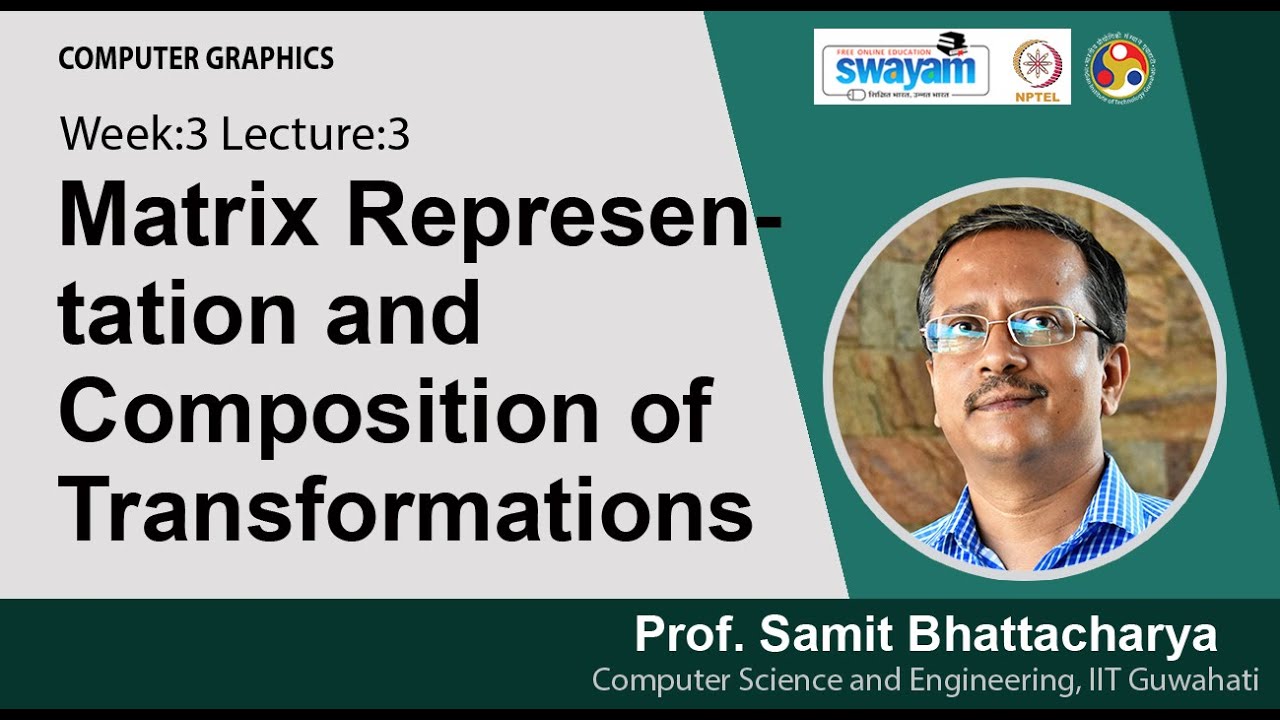 Lec 11: Matrix representation and composition of transformations