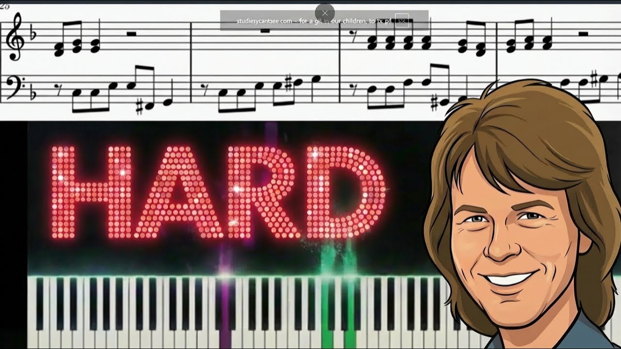 Lay All Your Love on Me  (ABBA) - Piano Tutorial & Sheet Music 