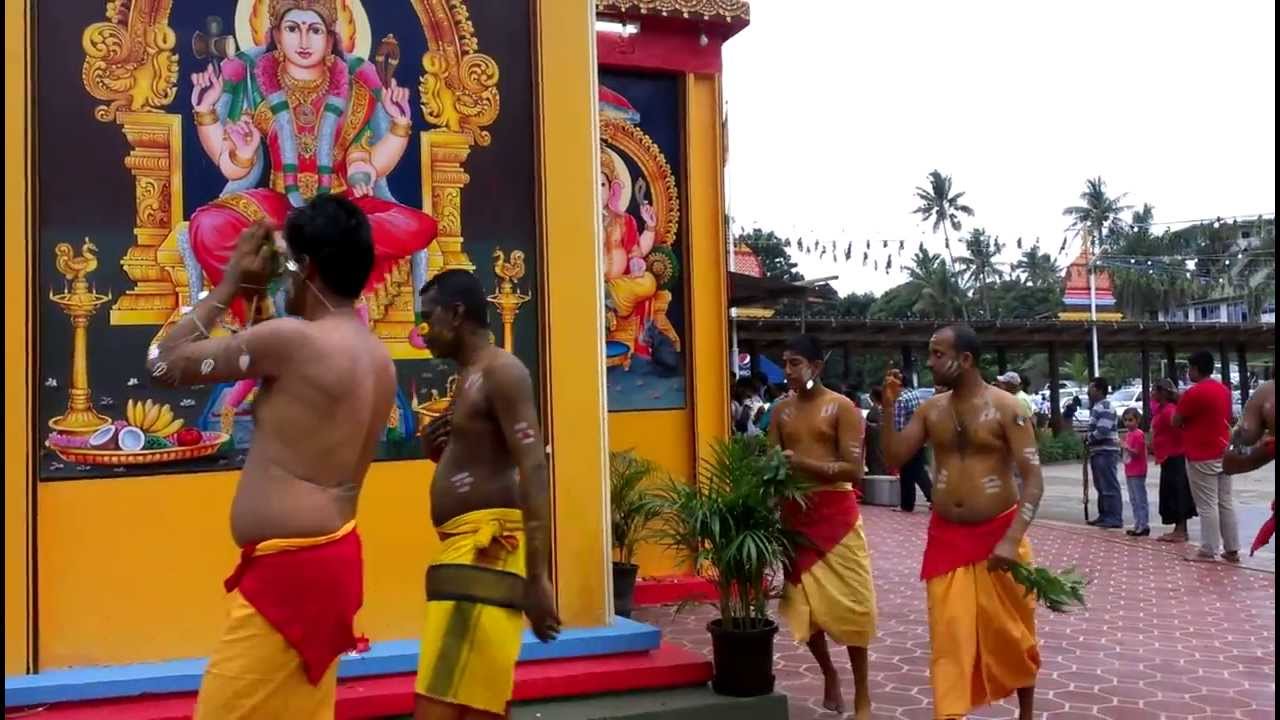 Fire Pooja at a Hindu Temple Fiji
