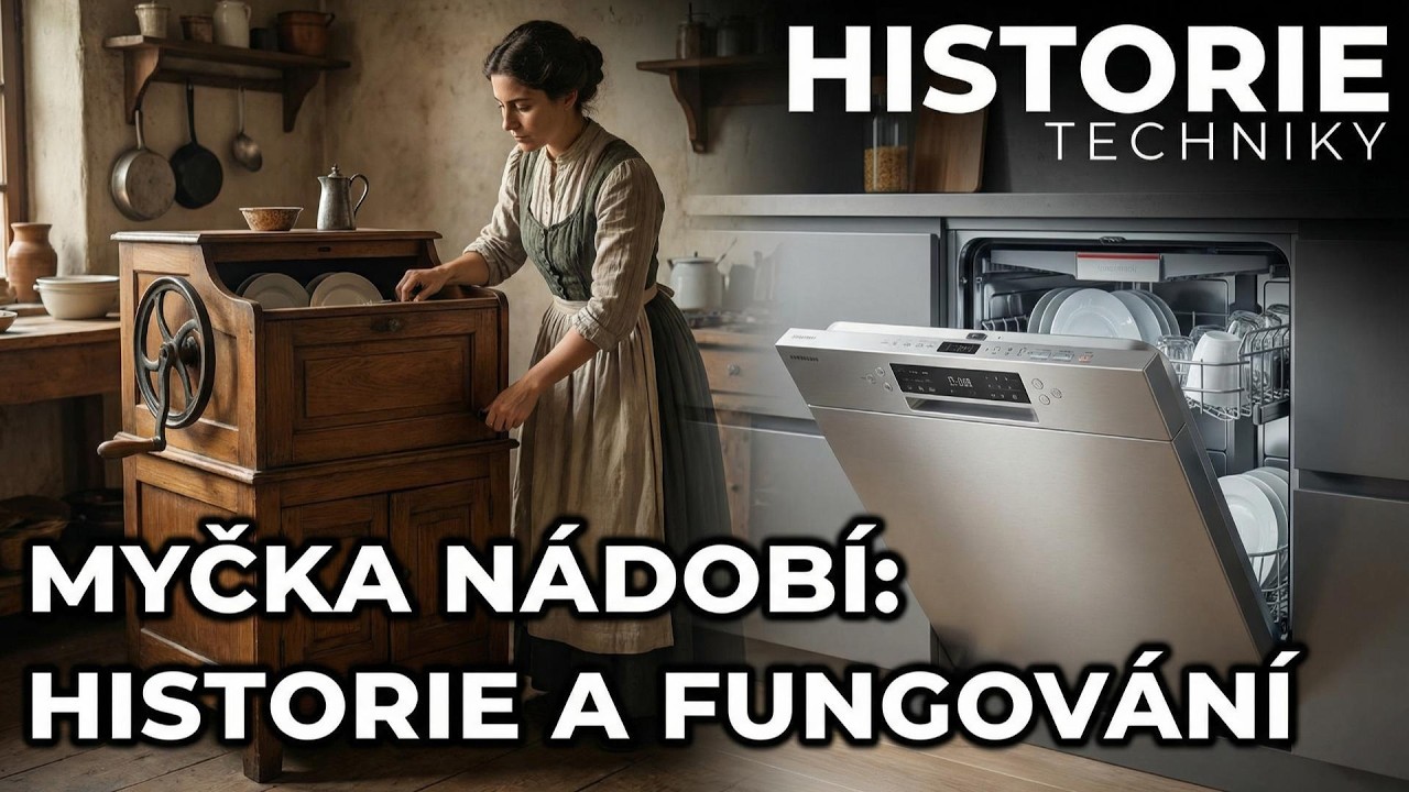 🎧Myčka nádobí – Jak vznikla a co se děje uvnitř