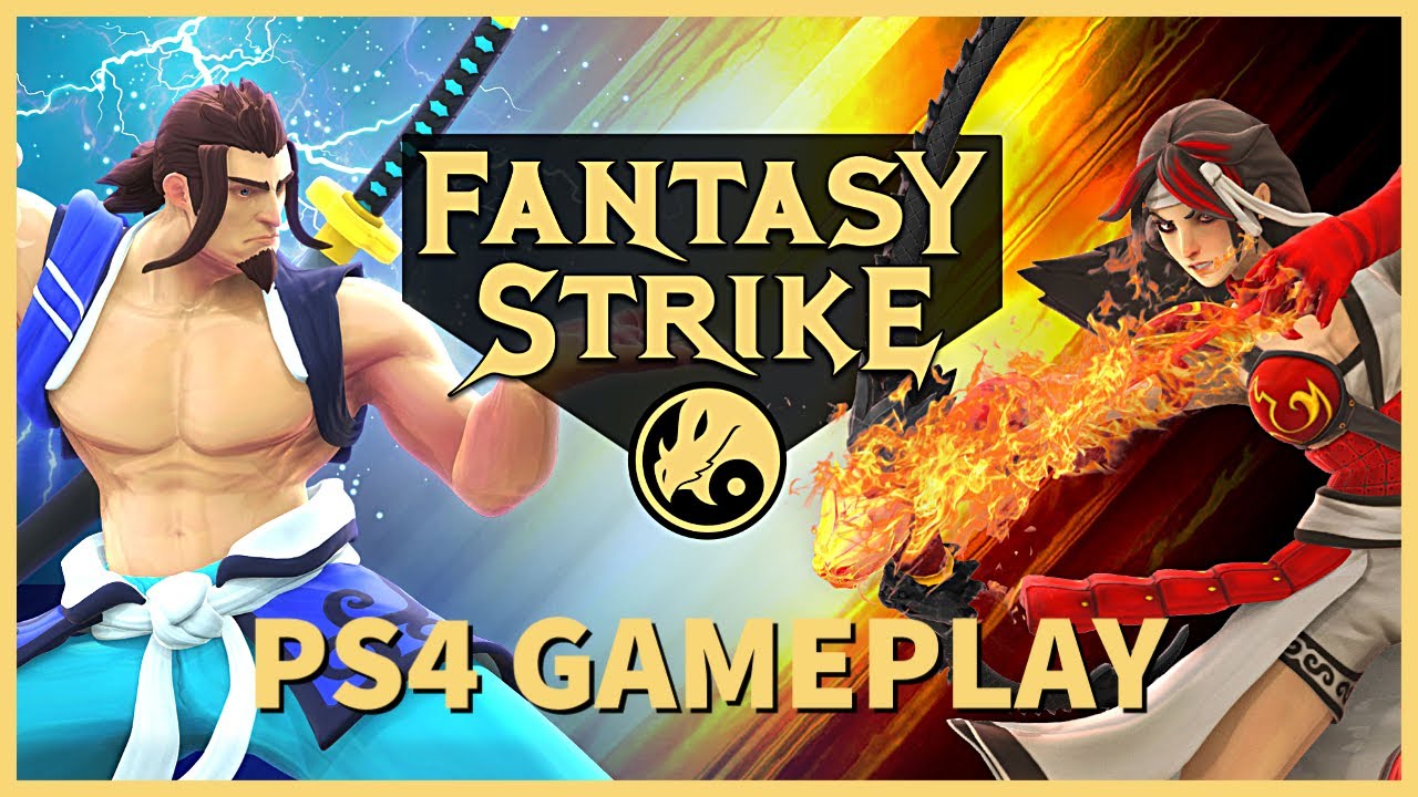 FANTASY STRIKE Gameplay PS4 - All Characters