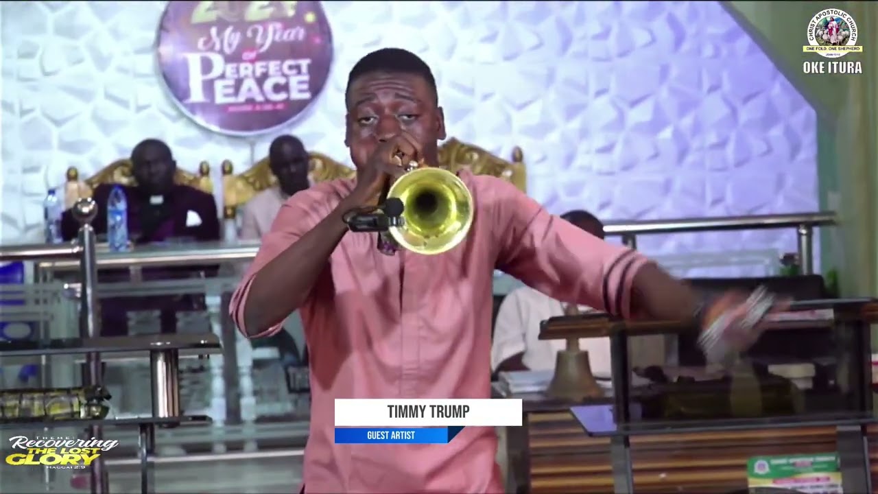 Wonderful performance in the present of God by TIMMY TRUMP
