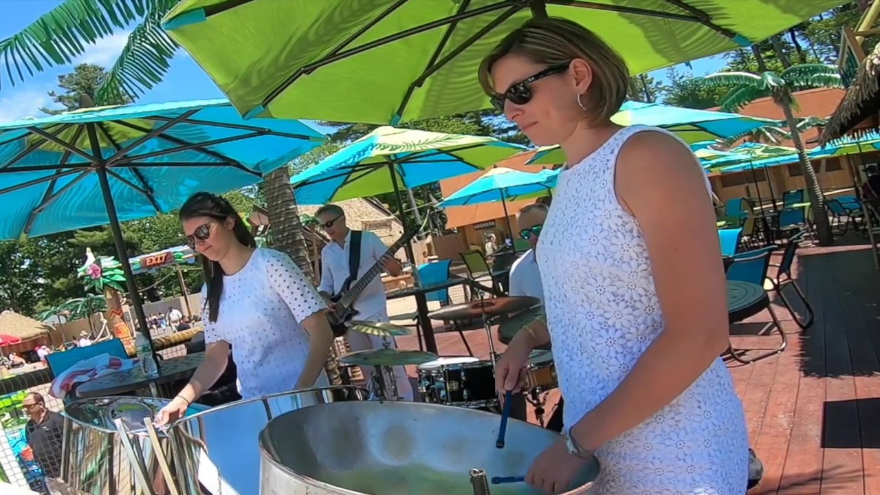 Both of Them -Mighty Sparrow- Steel Rhythm Steel Drum Band -Canobie Lake Water Park -Castaway Island