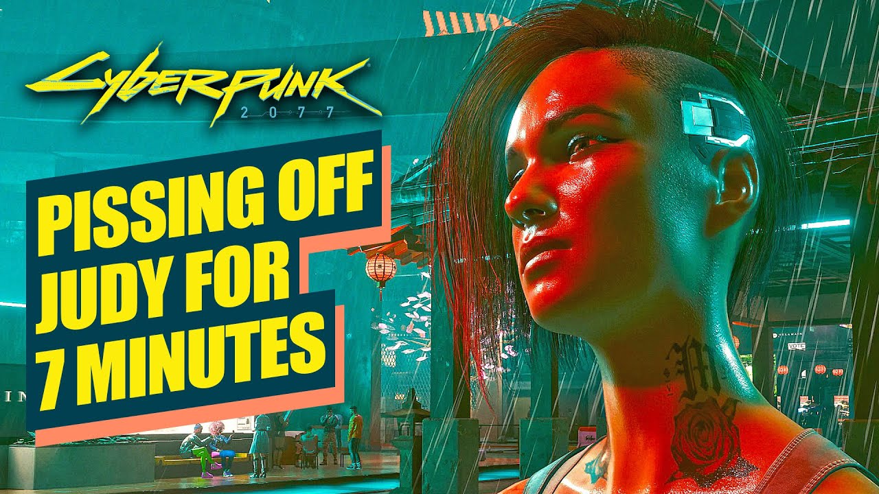 PISSING OFF JUDY FOR 7 MINUTES STRAIGHT - CYBERPUNK 2077 | PS5