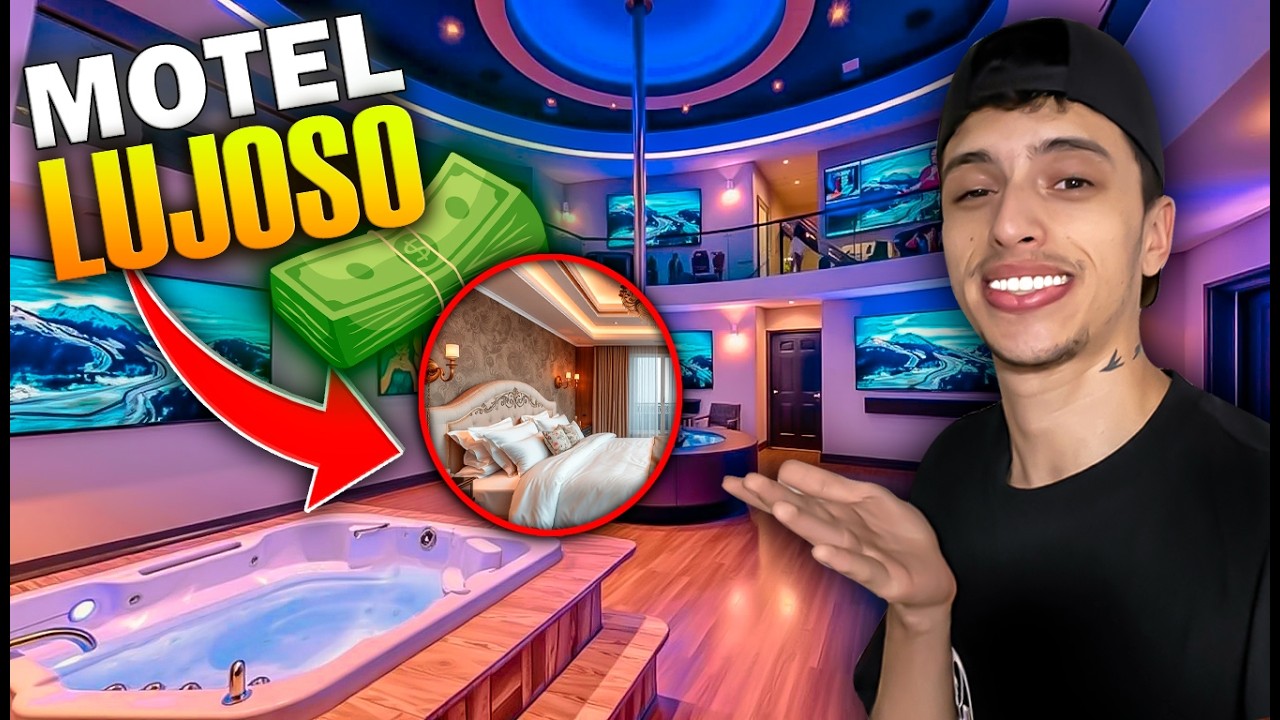 PASO la NOCHE en un MOTEL de MILLONARIOS, es el MÁS LUJOSO del PAÍS