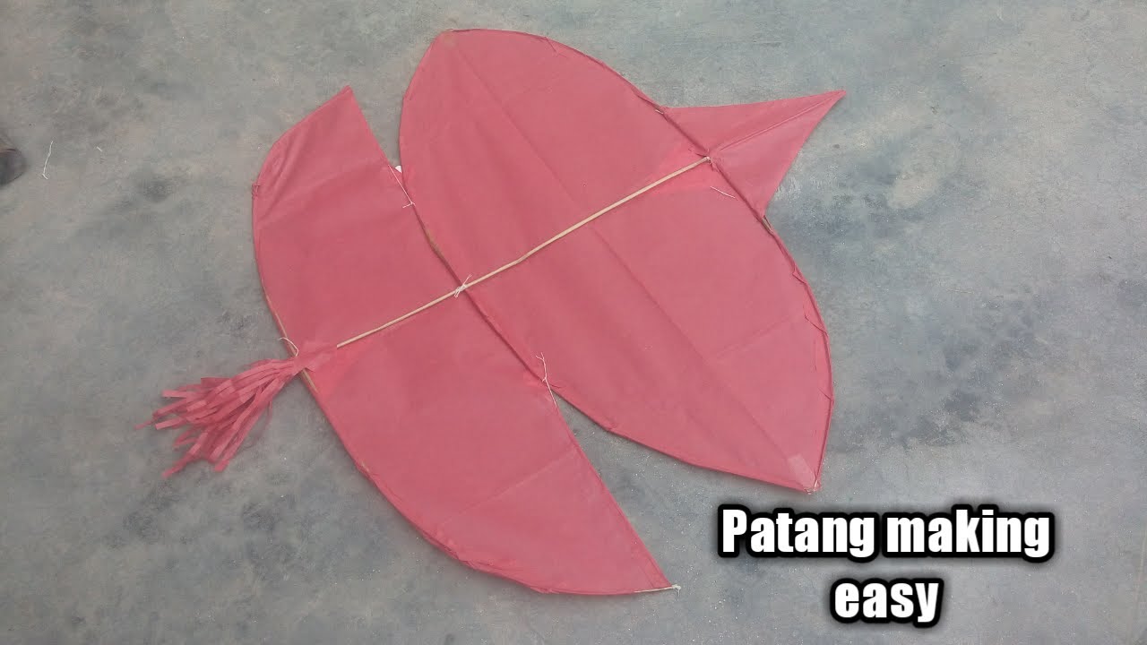 Jharu k Tinko sey patang kaise Banate Hain]How to make patang at  Home Easy step by step