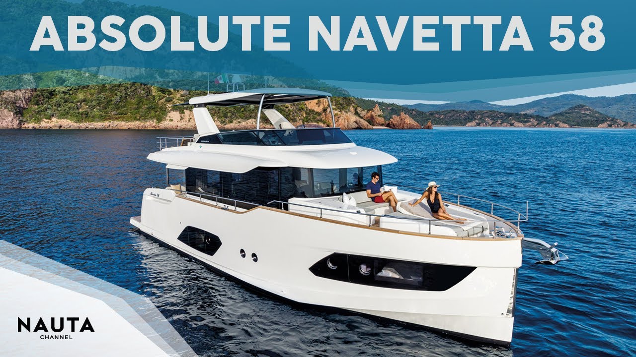 Absolute Yachts - Navetta 58 - POV Yacht tour esterni e cabine