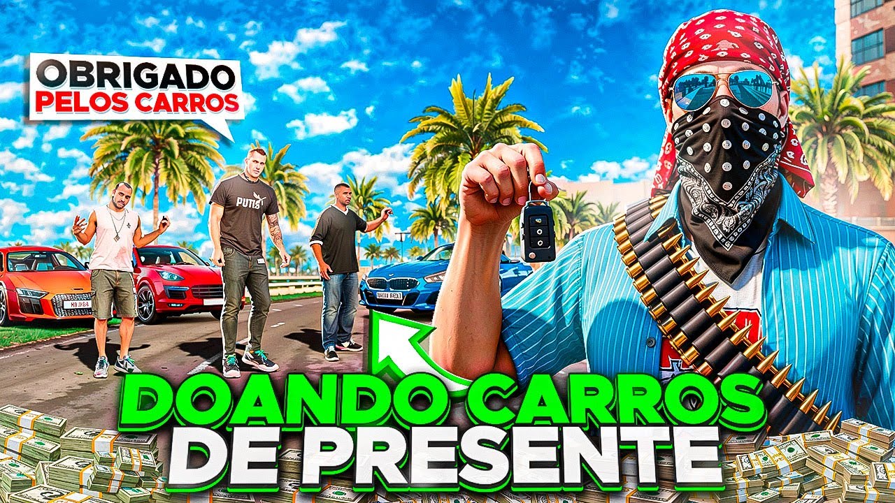 DOANDO CARROS DE PRESENTE PARA OS INICIANTES NO RIO RISE