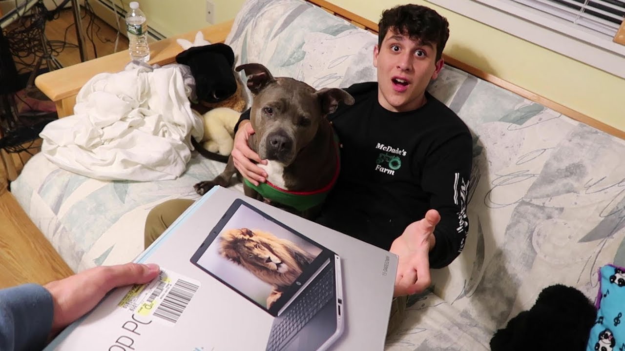Surprising my brother with his dream laptop for Christmas