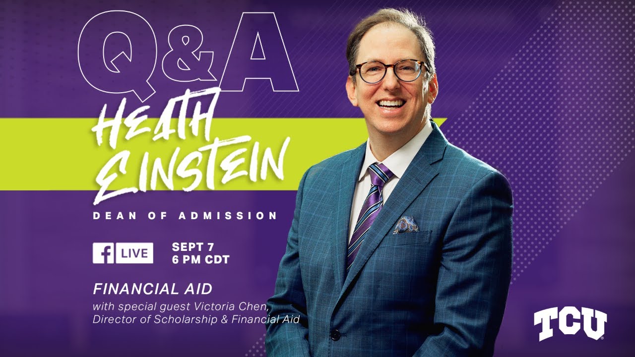 TCU Admissions Facebook Live - Financial Aid