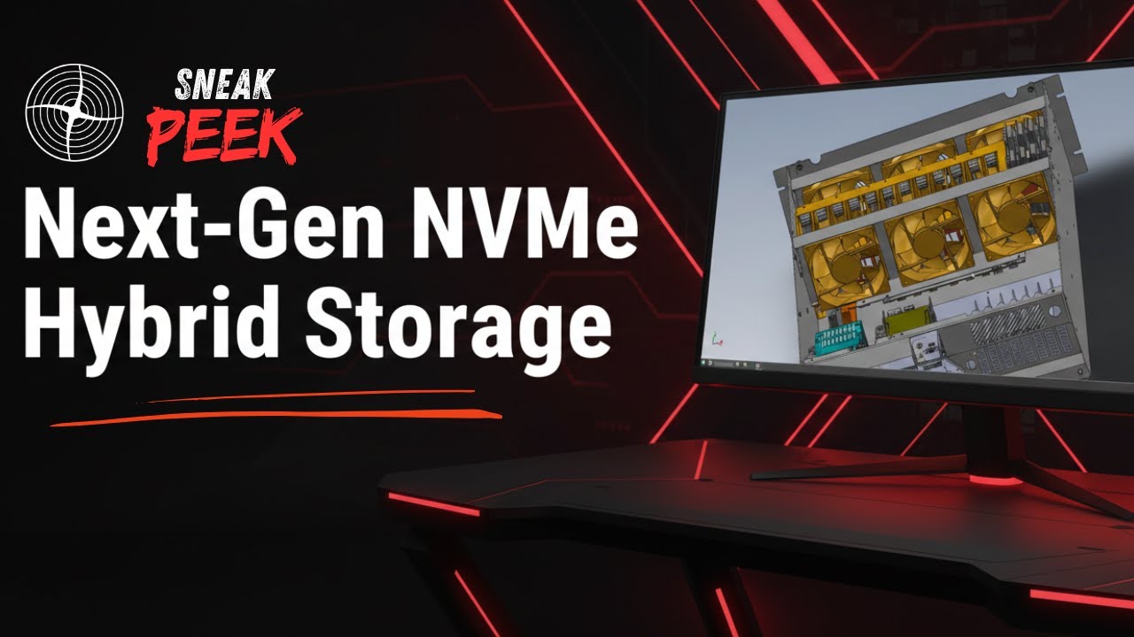 Гибридные системы хранения данных NVMe нового поколения | Предварительный обзор от 45Drives