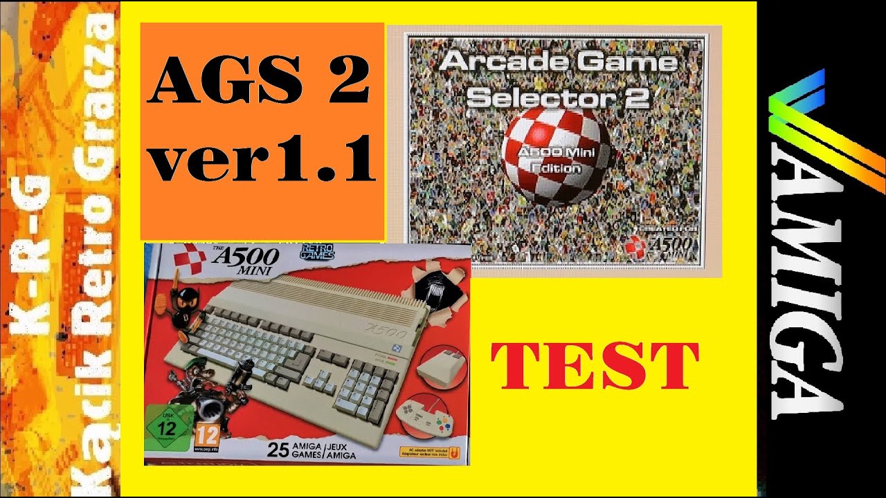 A500 Mini | AGS2 - ARCADE GAME SELECTOR 2 VER.1.1 - TESTUJEMY