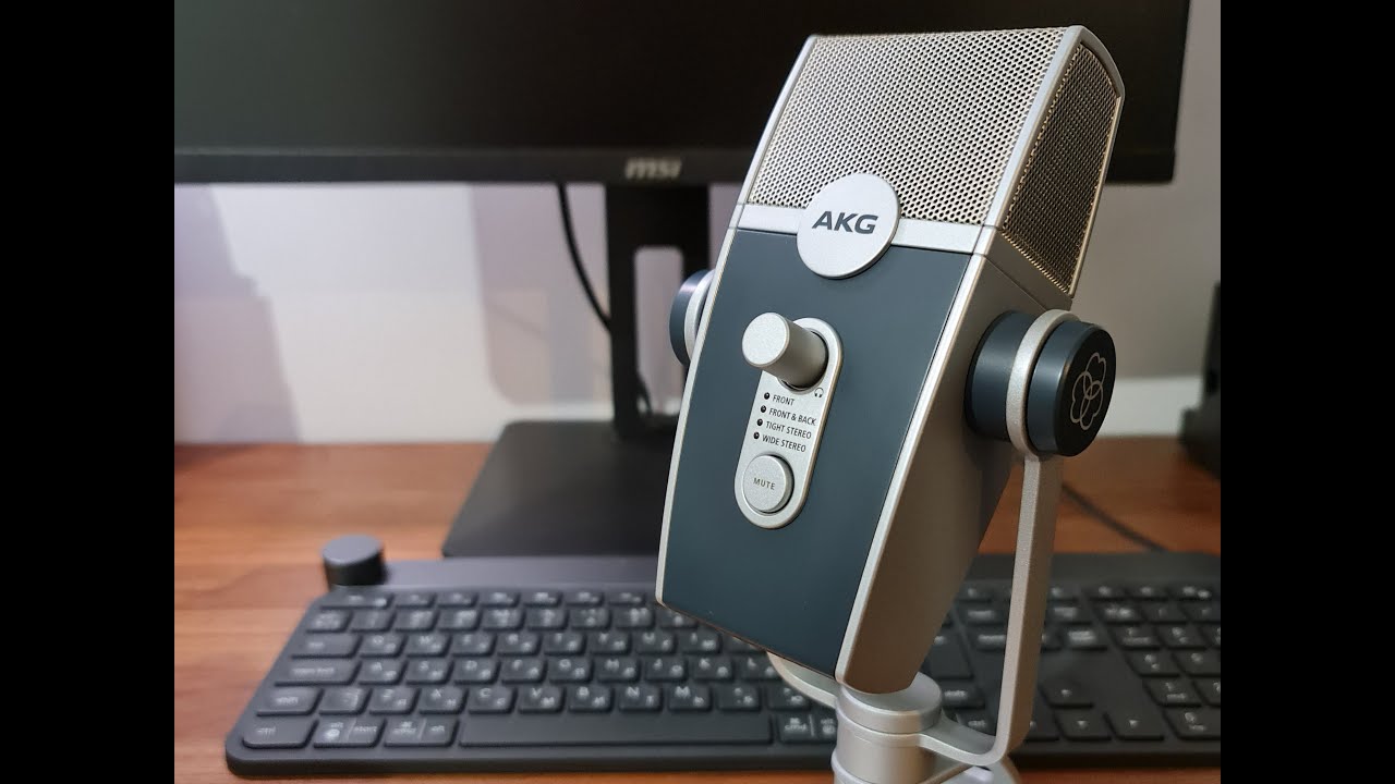 Микрофон AKG C44-USB Lyra. Распаковка.