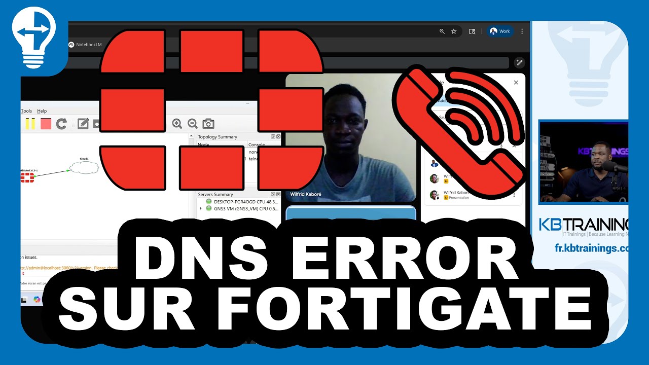 License d'Evaluation FortiGate 7.6 sur GNS3 : Dépannage de 