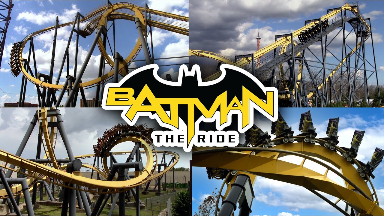 Batman: The Ride Review Cloned B&M Inverted Roller Coaster Model